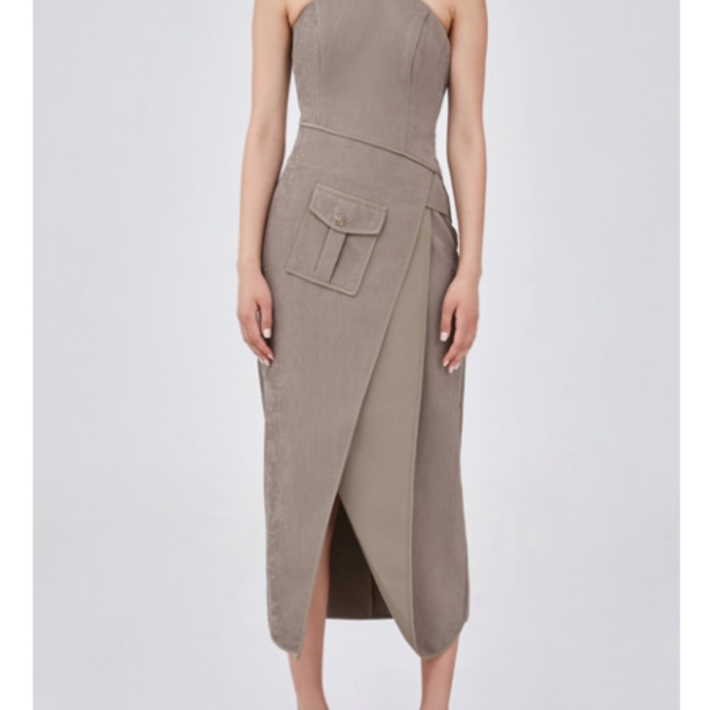 Wore Once. C/Meo Collective Almost Midi Dress - image 2